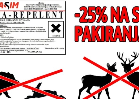 -25% NA SVA PAKIRANJA IVA-REPELENTA!