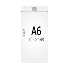 A6 (105 x 148 mm)